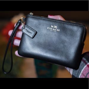 Black Coach Wristlet